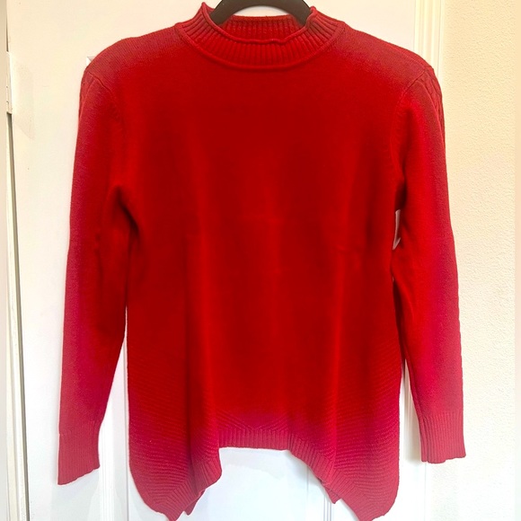 PATRIZIA LUCA | Milano Red Knit Sweater | NWOT | Size XL - Picture 3 of 11